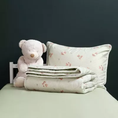 Комплект с одеялом детский Sofi De Marko "Паддингтон" (св.зеленый), 1.5 спальный