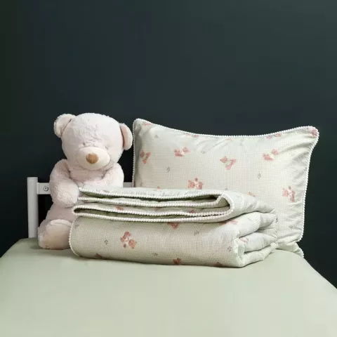 Комплект с одеялом детский Sofi De Marko "Паддингтон" (св.зеленый), 1.5 спальный