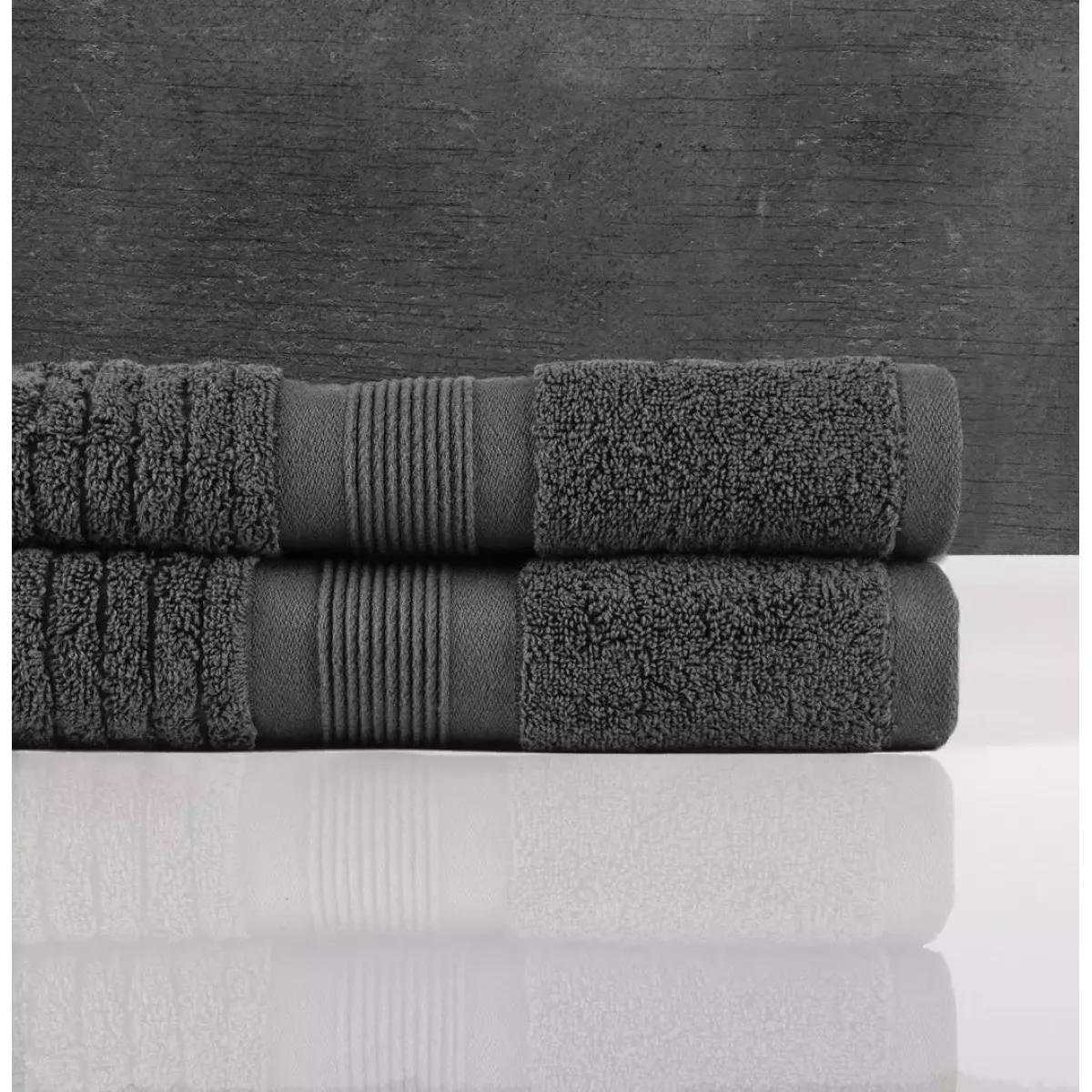 Махровое полотенце Sofi De Marko “Star” (антрацит), 50х90