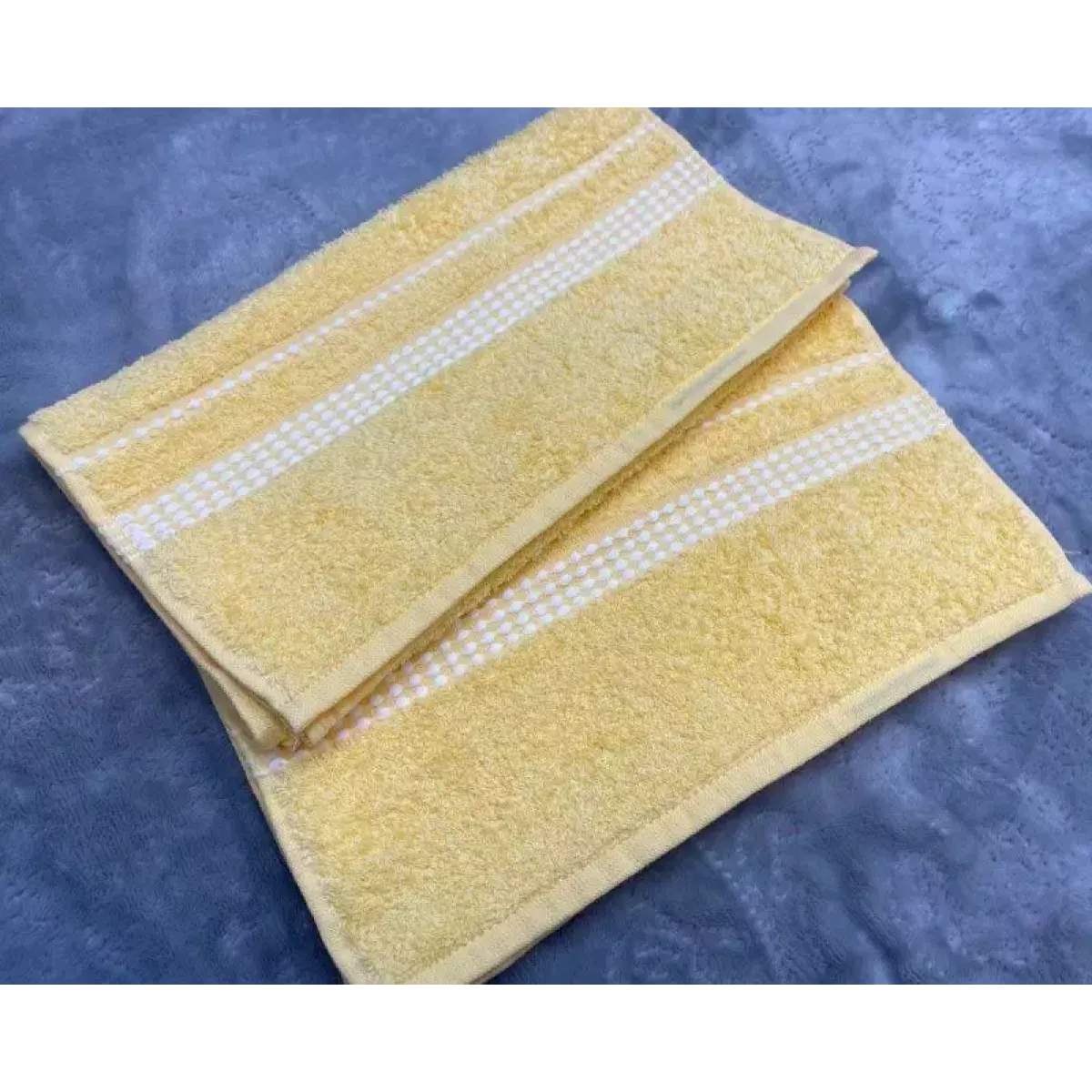 Махровое полотенце Самойловский текстиль "Лето" (светло-желтый), 33х70