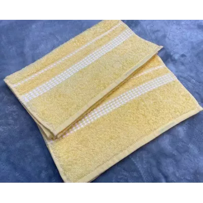 Махровое полотенце Самойловский текстиль "Лето" (светло-желтый), 33х70