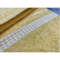 Махровое полотенце Самойловский текстиль "Лето" (светло-желтый), 33х70