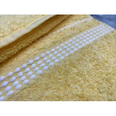 Махровое полотенце Самойловский текстиль "Лето" (светло-желтый), 33х70