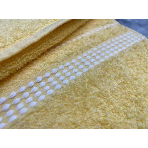 Махровое полотенце Самойловский текстиль "Лето" (светло-желтый), 33х70