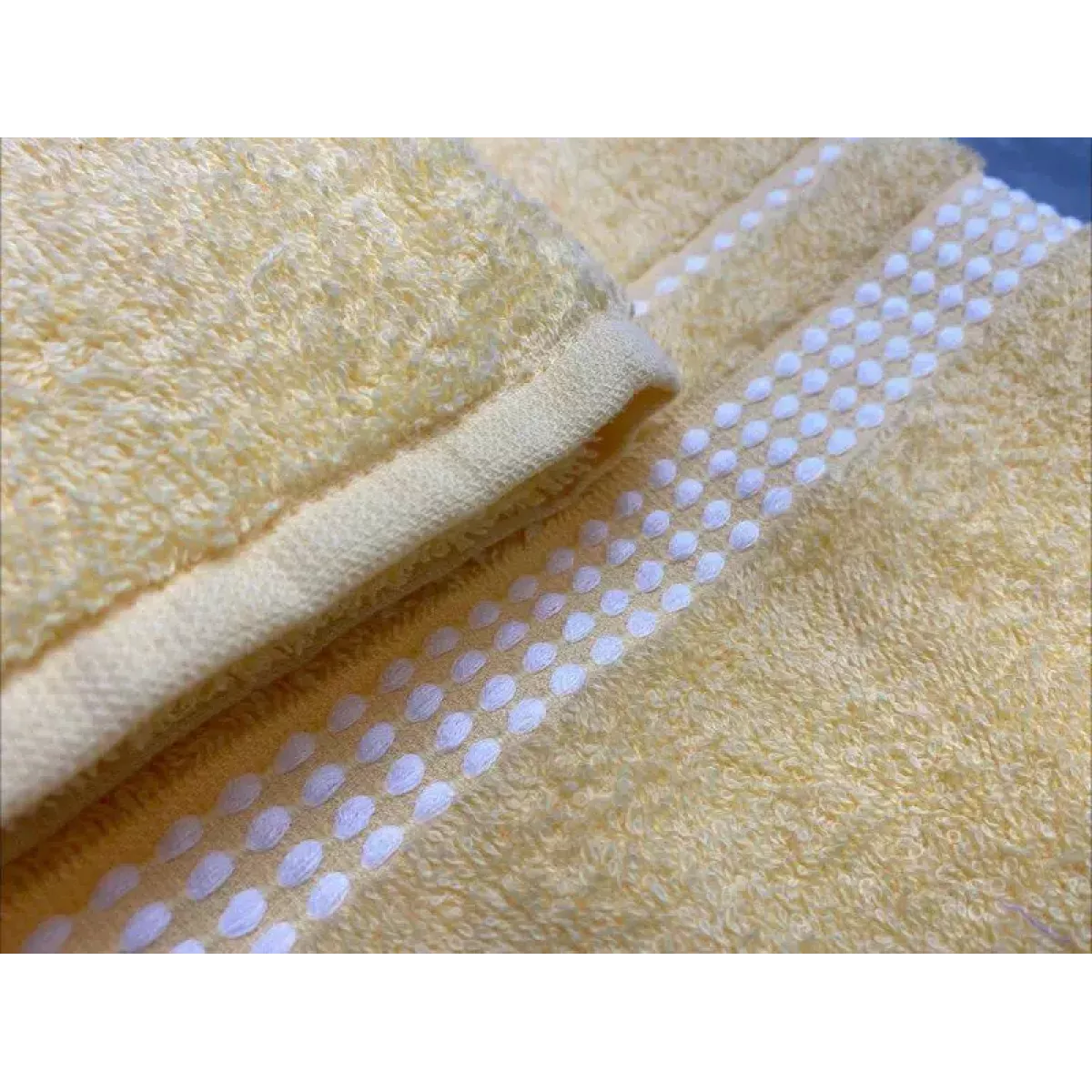 Махровое полотенце Самойловский текстиль "Лето" (светло-желтый), 33х70