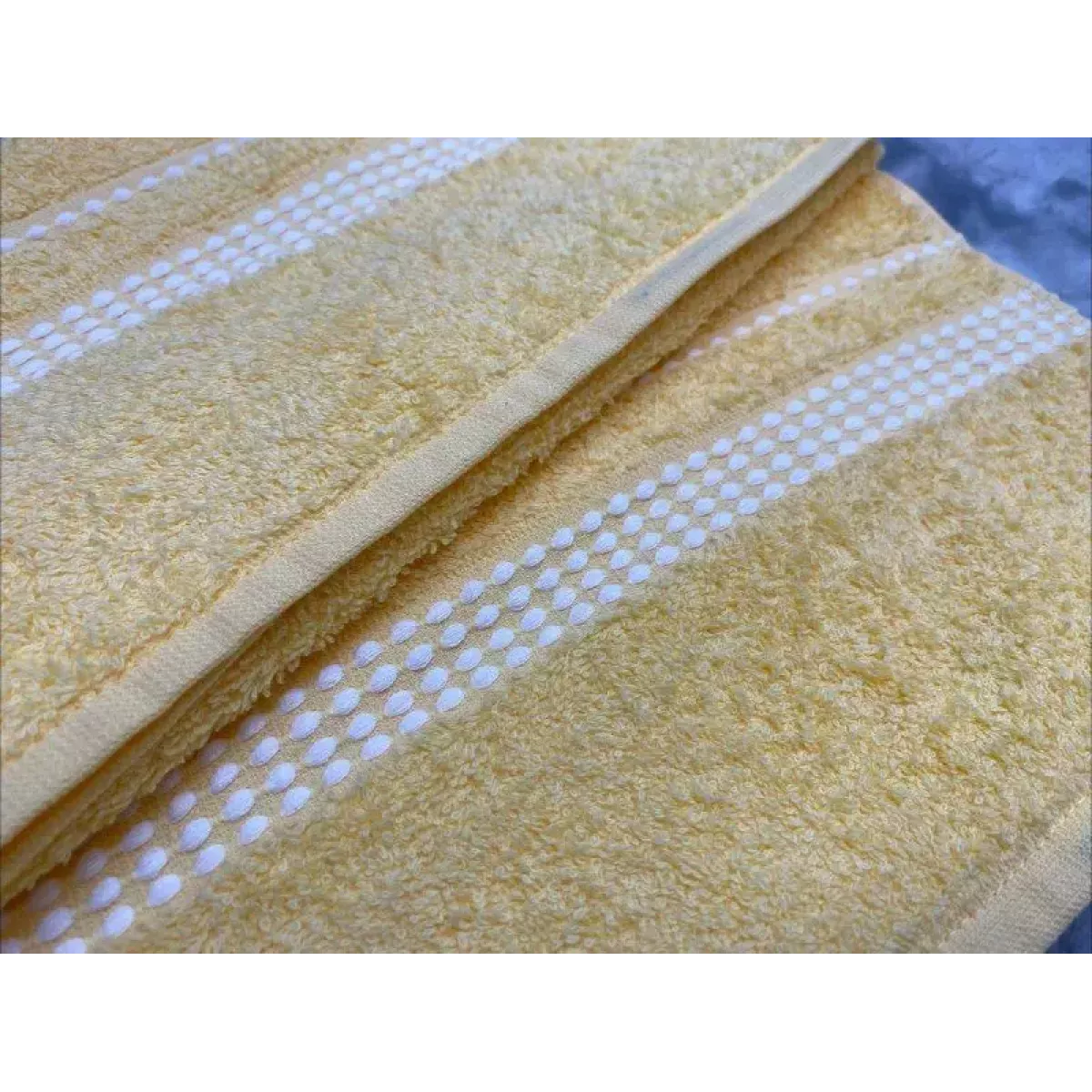 Махровое полотенце Самойловский текстиль "Лето" (светло-желтый), 33х70