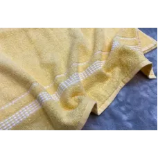 Махровое полотенце Самойловский текстиль "Лето" (светло-желтый), 33х70