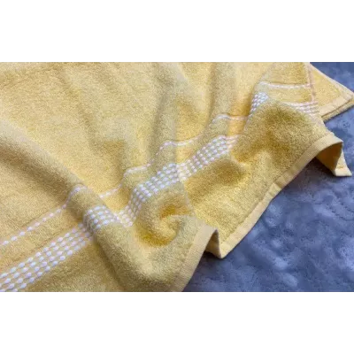 Махровое полотенце Самойловский текстиль "Лето" (светло-желтый), 33х70