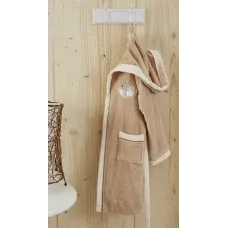 Халат махровый детский Sofi de Marko “Sevil” (бежевый)