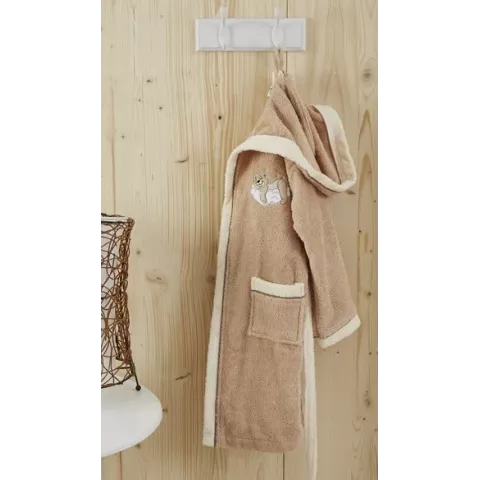 Халат махровый детский Sofi de Marko “Sevil” (бежевый)