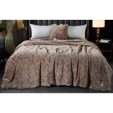 Плед-покрывало Sofi de Marko “Бернард” (бежевый), 160x220