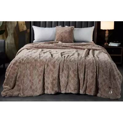 Плед-покрывало Sofi de Marko “Бернард” (бежевый), 160x220