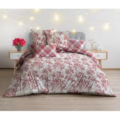 Комплект постельного белья Волшебная ночь “Пуансеттия”, двуспальный