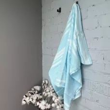 Полотенце Самойловский текстиль "Полоски" (бирюзовый), 100х150
