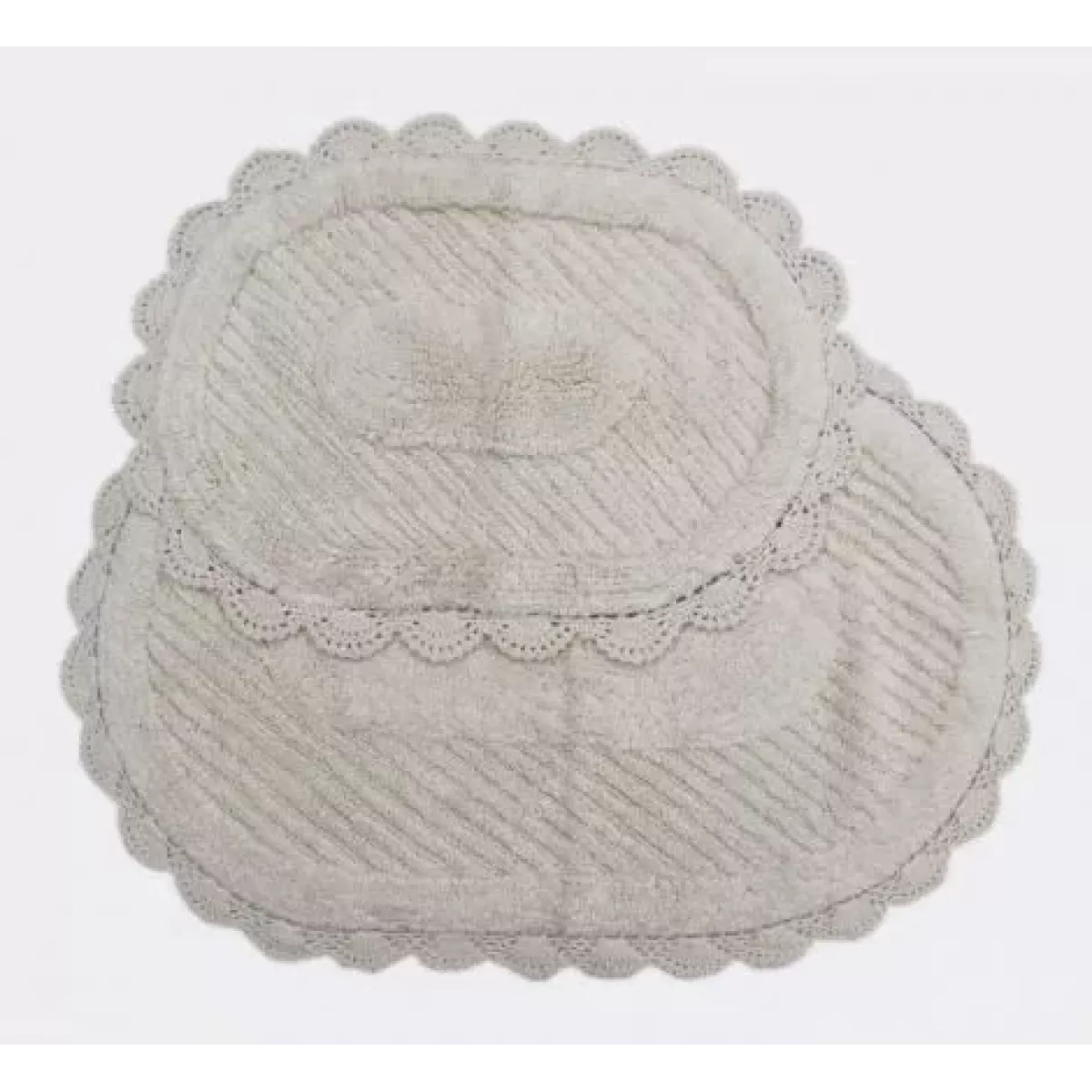 Набор ковриков для ванной Sofi De Marko “Laura” (крем), 60х100 и 50х70