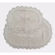 Набор ковриков для ванной Sofi De Marko “Laura” (крем), 60х100 и 50х70