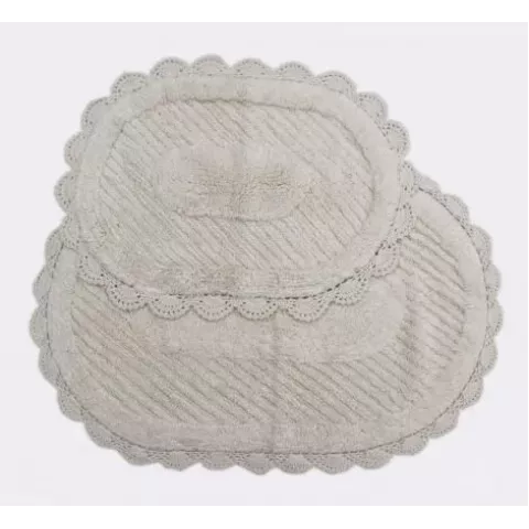 Набор ковриков для ванной Sofi De Marko “Laura” (крем), 60х100 и 50х70