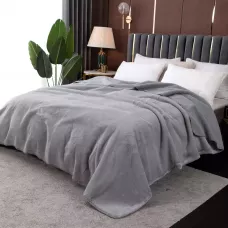 Плед меховой Sofi de Marko “Аурелия” (серый), 160x220