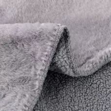 Плед меховой Sofi de Marko “Аурелия” (серый), 160x220
