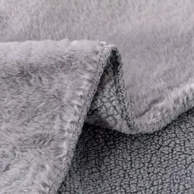 Плед меховой Sofi de Marko “Аурелия” (серый), 160x220