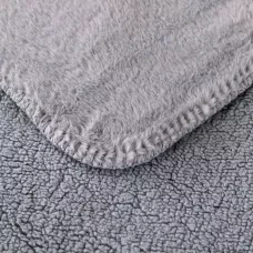 Плед меховой Sofi de Marko “Аурелия” (серый), 160x220