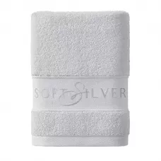 Махровое лицевое полотенце Soft Silver (Благородное серебро), 50х90