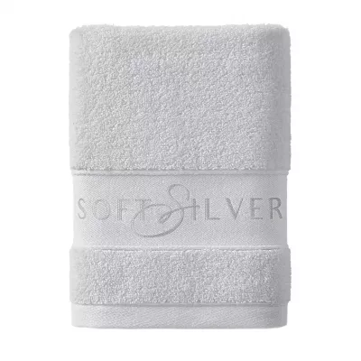 Махровое лицевое полотенце Soft Silver (Благородное серебро), 50х90
