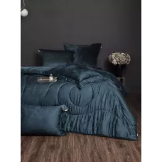 Комплект с одеялом KAZANOV.A Lindor J'Adore изумруд (египетский хлопок-велюр/тенсель), евро