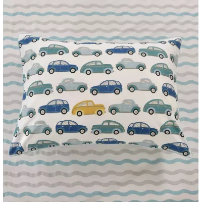 Комплект постельного белья Sofi De Marko “Машинки ретро”, 1.5 спальный