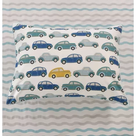 Комплект постельного белья Sofi De Marko “Машинки ретро”, 1.5 спальный