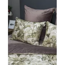 Комплект с одеялами Kazanov.a “Хиллари” капучино (египетский хлопок-велюр), семейный