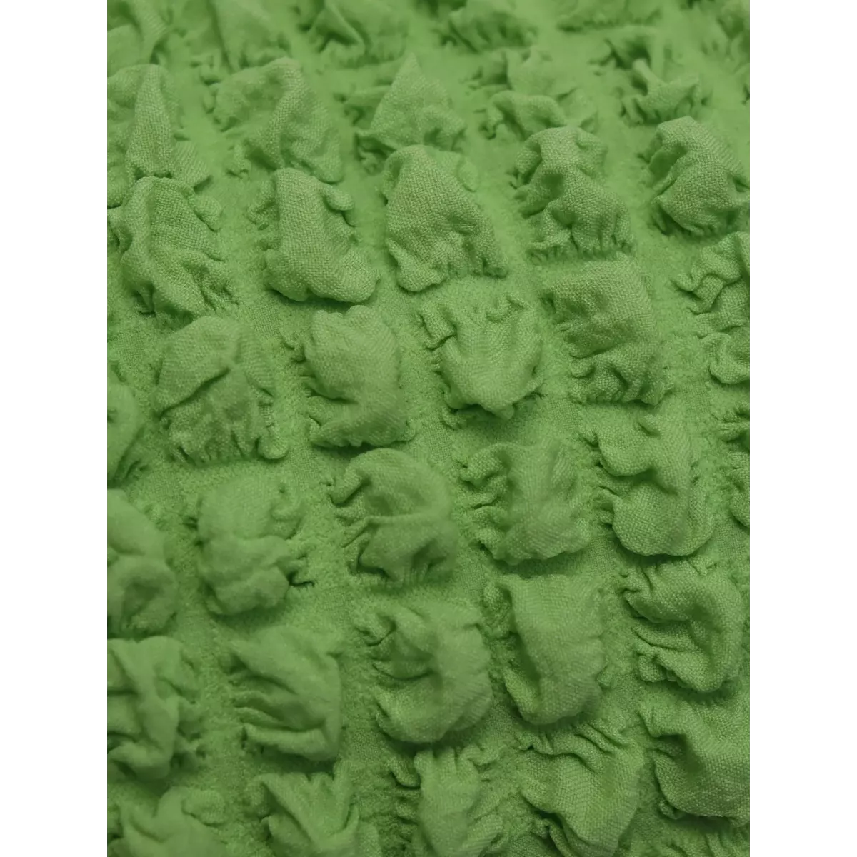 Чехол на прямой трехместный диван и два кресла салатовый