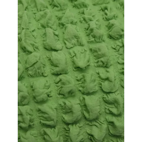 Чехол на прямой трехместный диван и два кресла салатовый