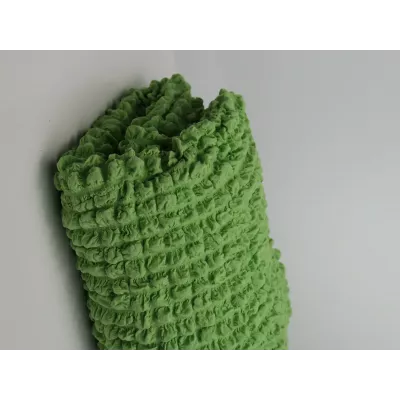 Чехол на прямой трехместный диван и два кресла салатовый