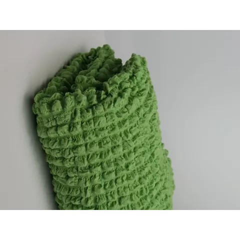 Чехол на прямой трехместный диван и два кресла салатовый