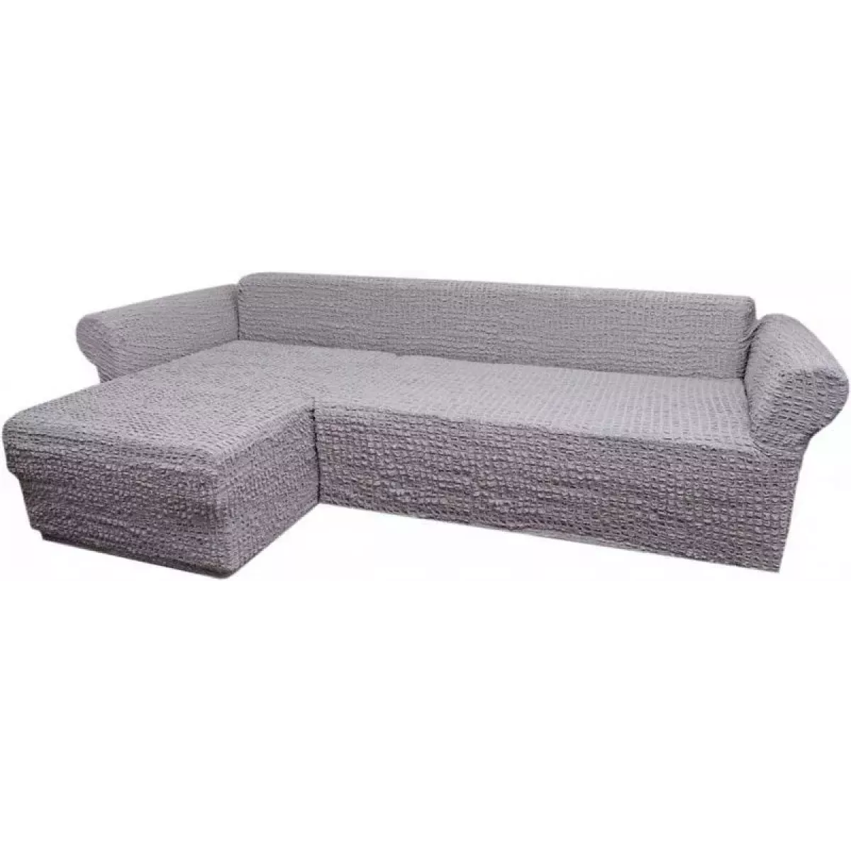 Чехол на угловой диван с оттоманкой в ассортименте