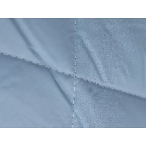 Одеяло "Магия Сна" Лебяжий Пух (арктический синий/полубел) среднее, 140х205