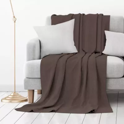 Покрывало Волшебная ночь "Рогожка" (шоколад), 200х220