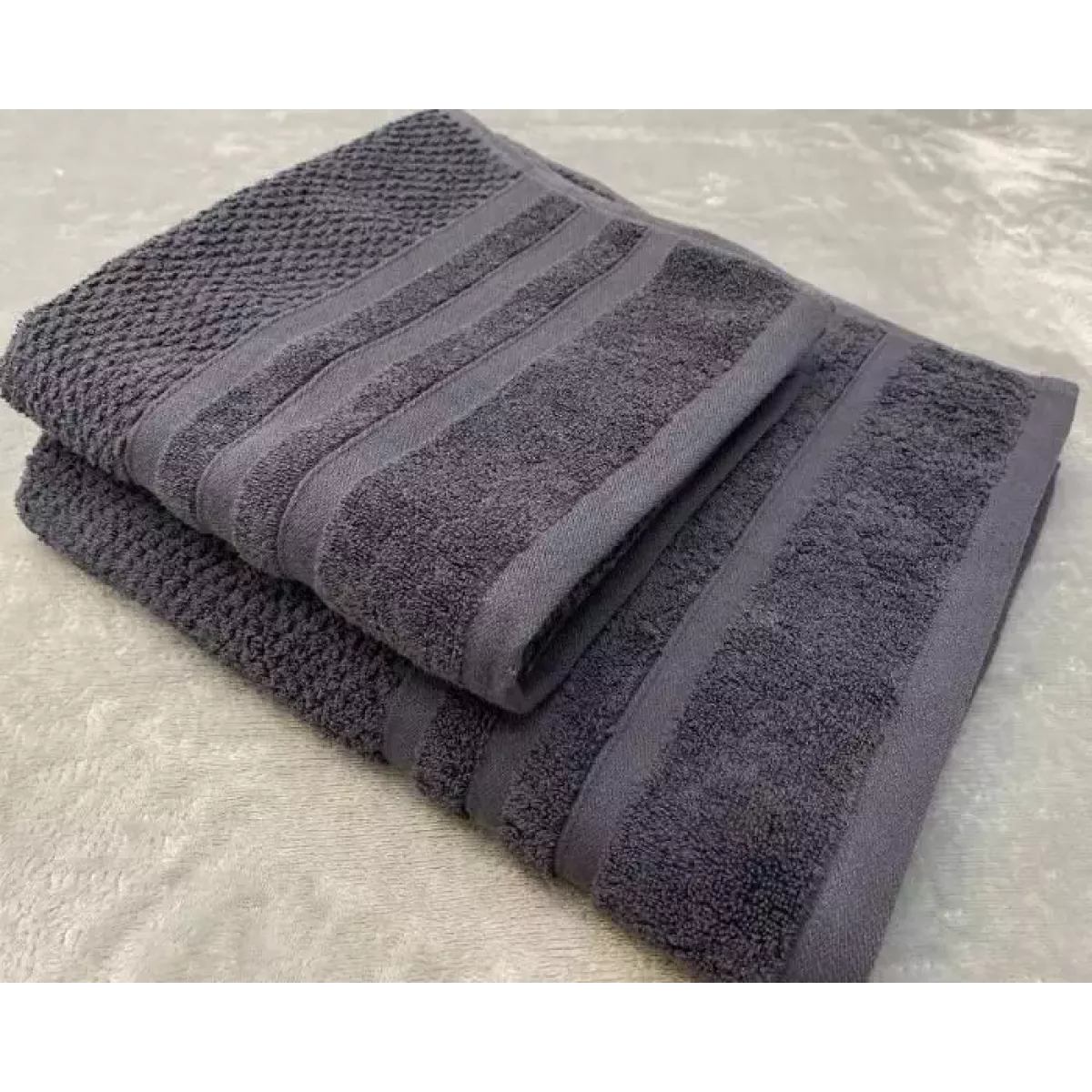 Махровое полотенце Sofi De Marko “Norman” (антрацит), 70x140