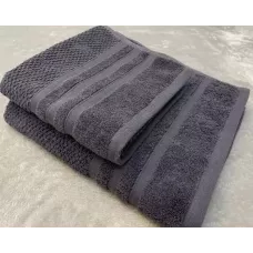 Махровое полотенце Sofi De Marko “Norman” (антрацит), 70x140