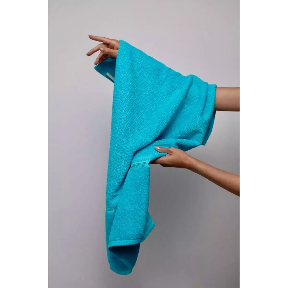 Махровое полотенце DonCotton “Lusso” (морская волна), 70х140