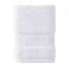 Махровое лицевое полотенце Soft Silver (Альпийский снег), 50х90