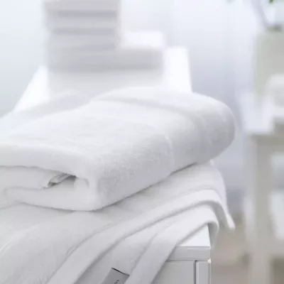 Махровое лицевое полотенце Soft Silver (Альпийский снег), 50х90