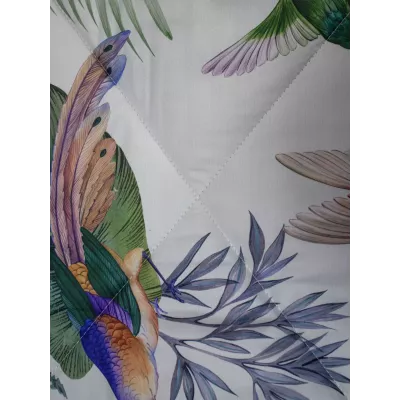 Комплект с одеялом KAZANOV.A “Колибри Каллиопа” бежевый жемчуг (египетский хлопок-велюр), евро