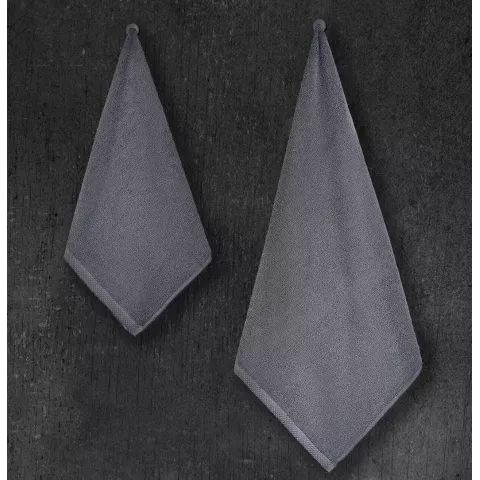 Махровое полотенце Sofi De Marko “Diamond” (антрацит), 50x90