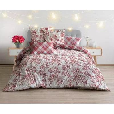 Комплект постельного белья Волшебная ночь "Пуансеттия", евро