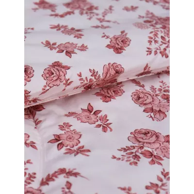 Комплект с одеялом KAZANOV.A Corsica Village "Хлоя" (пыльная роза/жемчуг), евро