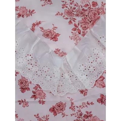 Комплект с одеялом KAZANOV.A Corsica Village "Хлоя" (пыльная роза/жемчуг), евро