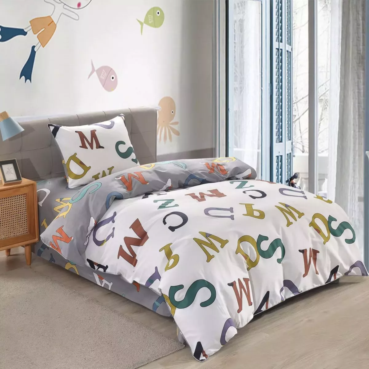 Комплект постельного белья Sofi De Marko “ABCD”, 1.5 спальный