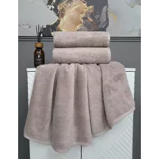 Комплект полотенец Kazanov.a “Lavinia” (пыльная роза), 50х90 и 70х140